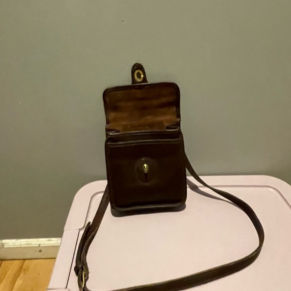 Coach Brown Leather Crossbody Bag - Picture 9 of 14